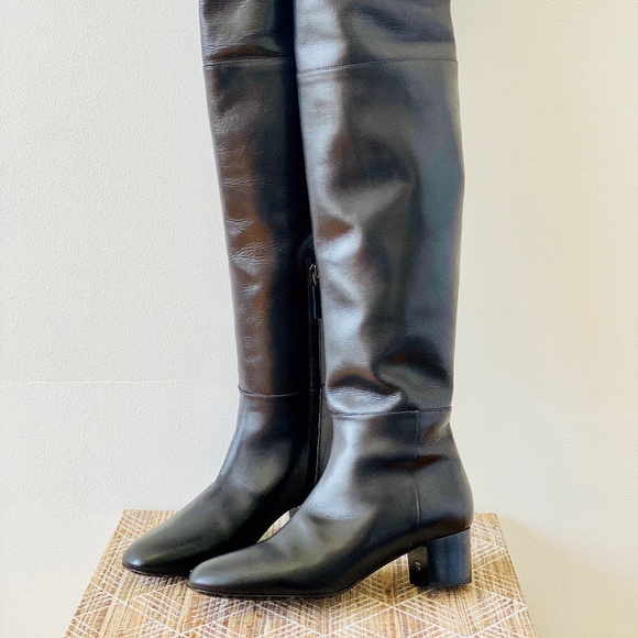 Gorgeous TOM FORD Black Leather Over The Knee Boots ๐NWT๐ - Picture 14 of 15